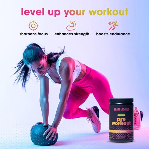 BEAM Be Amazing Vegan Stim Free Pre-Workout Powder | Energy Booster Powdered Drink BEAM uk supplements