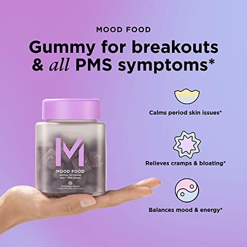 ZitSticka Mood Food: Gummy for Moody Skin + PMS Drama, Forest Berry Flavour ZitSticka uk supplements