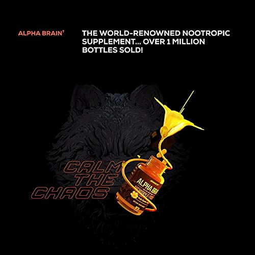 ONNIT Alpha Brain (120ct) - Over 1 Million Bottles Sold - Premium Nootropic Brain Sup ONNIT uk supplements