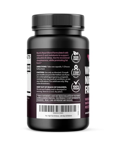 Night Time Fat Burner for Women | Weight Loss and Sleep Support Blend With Vitamin D HAVASU NUTRITION uk supplements