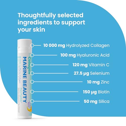 Swedish Nutra Marine Beauty Collagen | High Strength Type 1 & 3 Collagen to Rejuvenate Hair, Skin & Nails Swedish Nutra uk supplements