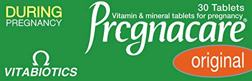 Pregnacare Vitabiotics During Pregnancy Original, 30 Count (Pack of 1) Pregnacare uk supplements