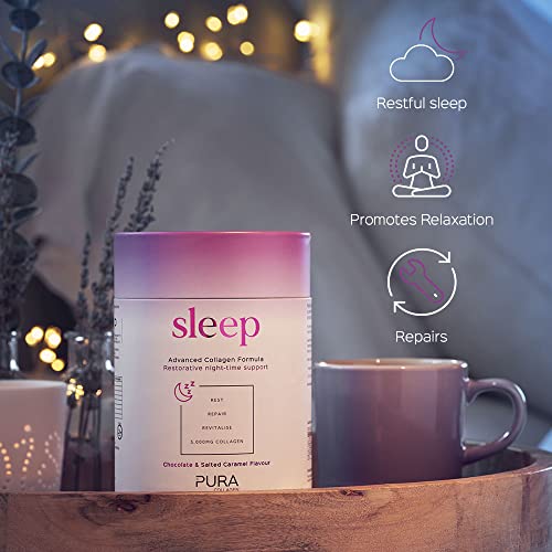 Pura Collagen Powdered Double Chocolate and Salted Caramel Supplement Pura Collagen uk supplements