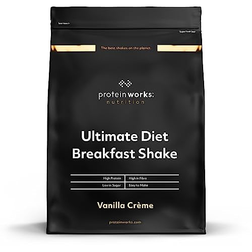 Protein Works - Ultimate Diet Breakfast Shake | Low Calorie Breakfast Shake | Low Sugar High Protein Breakfast Protein Works uk supplements