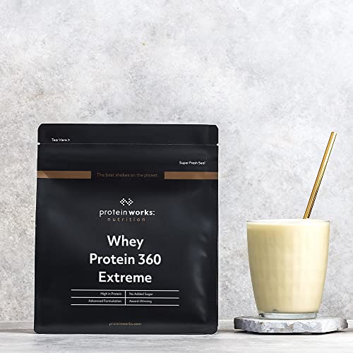 Protein Works - Whey Protein 360 Extreme | Added Vitamins | Premium Whey Shake Protein Works uk supplements