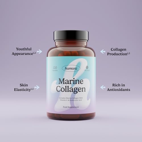 Humanz Collagen Capsules - Marine Collagen with Vitamin C - Collagen Supplements for Women & Men Humanz uk supplements