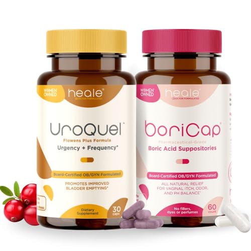 BoriCap 30 and UroQuel 30 Bundle for Vaginal pH and Overactive Bladder BoriCap uk supplements