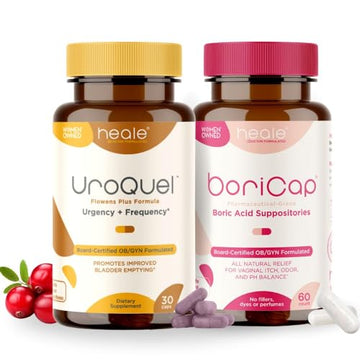 BoriCap 30 and UroQuel 30 Bundle for Vaginal pH and Overactive Bladder BoriCap uk supplements