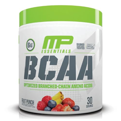 MusclePharm Essentials BCAA, Fruit Punch - 30 Servings Muscle Pharm uk supplements