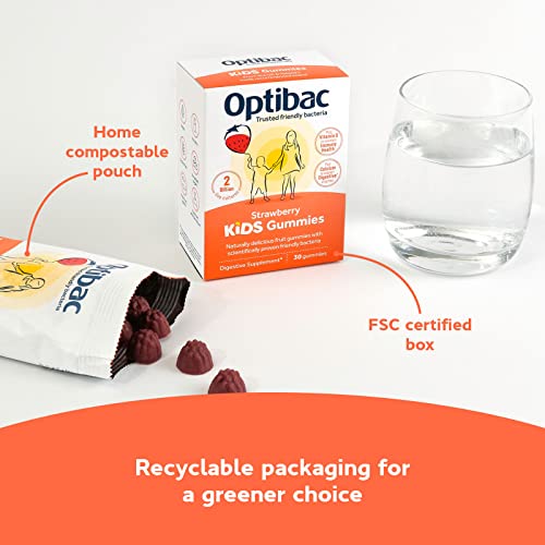 Optibac Kids Probiotic with Vitamin D & Calcium for Immune System Support & Gut Health OptiBac uk supplements