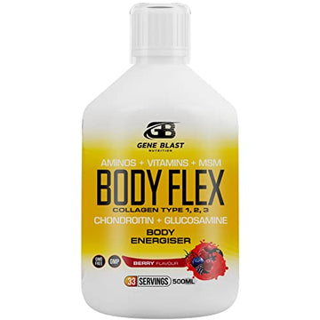 Gene Blast Body Flex, Liquid Joint Supplement w/Hydrolysed Collagen Type1 2 3 Plus Glucosamine GENE BLAST uk supplements