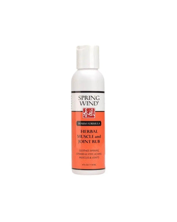 Spring Wind Herbal Muscle and Joint Rub (Warm Version) - Soothes Sprains, Strains, and Stiff, Aching Muscles and Joints Spring Wind uk supplements