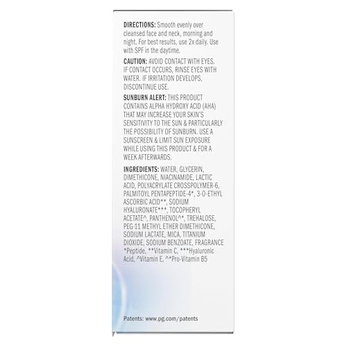 Olay Super Serum - Glow Serum for Face - Activated Niacinamide, Vitamin C & E, Collagen Peptide, AHA - 5-in-1 Benefits - Brightens, Hydrates, Smooths, Firms, Evens Tone, Proactive Anti-Aging, 1.7 Oz Olay uk supplements
