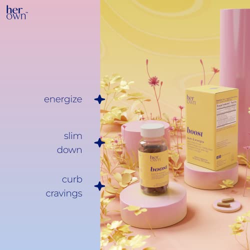 her own Boost, Helps Boost Energy, Supports Metabolism, Proprietary Thermogenic Blend her own uk supplements