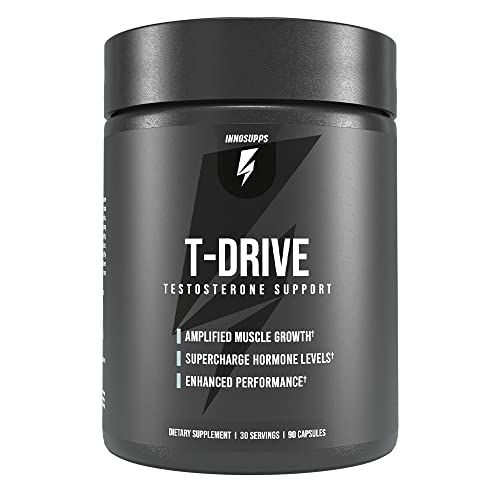 InnoSupps : T-Drive | Testosterone Booster | Amplify Muscle Growth | KSM-66 Ashwagand InnoSupps uk supplements
