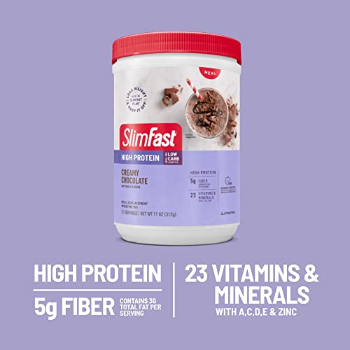 SlimFast High Protein Meal Replacement Shake Powder, 12 Servings (Pack of 2) , Advanced SlimFast uk supplements
