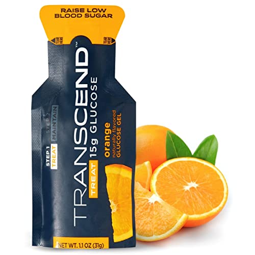 Transcend Glucose Gel Packs - Orange, 60 Pack (1.1oz Each) - FSA/HSA Transcend uk supplements