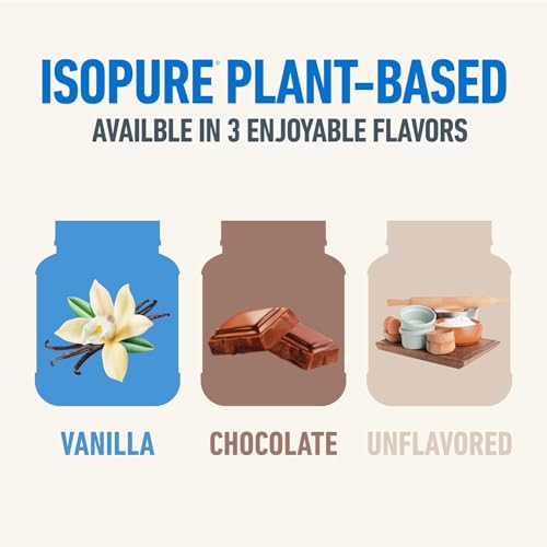 Isopure Vanilla Vegan Protein Powder, with Monk Fruit Sweetener & Amino Acids, Post Work Isopure uk supplements