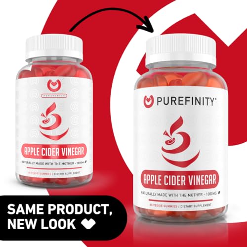 PUREFINITY Apple Cider Vinegar Gummies – Raw, Natural, Unfiltered ACV from The Mother PUREFINITY uk supplements