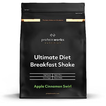 Protein Works - Ultimate Diet Breakfast Shake | Low Calorie Breakfast Shake | Low Sugar High Protein Breakfast Protein Works uk supplements