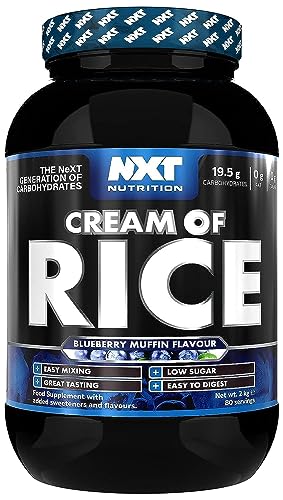 NXT Nutrition Cream of Rice 2kg - 80 Servings (Blueberry Muffin) NXT Nutrition uk supplements