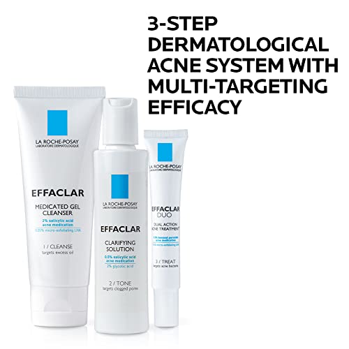La Roche-Posay Effaclar Dermatological 3 Step Acne Treatment System La Roche-Posay uk supplements