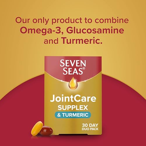 Seven Seas JointCare Supplex & Turmeric, With Glucosamine, Omega-3, Vitamins C and D Seven Seas uk supplements