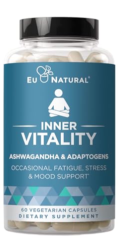 Eu Natural Vitality Cortisol Manager – Fight Fatigue, Feel Calm & Balanced – Healthy Cortisol Eu Natural uk supplements