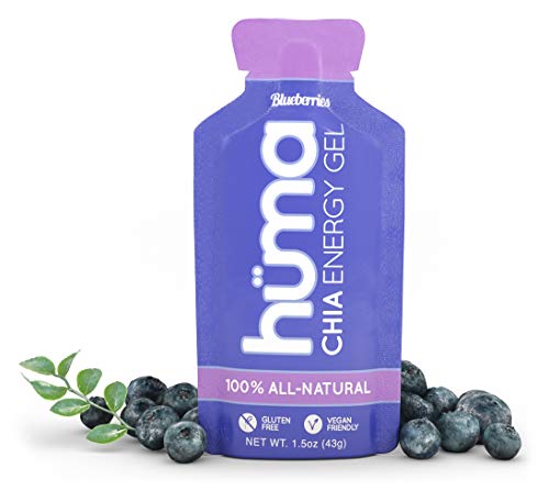 Huma Chia Energy Gel, Blueberries, 12 Gels - Premier Sports Nutrition HÜMA CHIA ENERGY GEL uk supplements