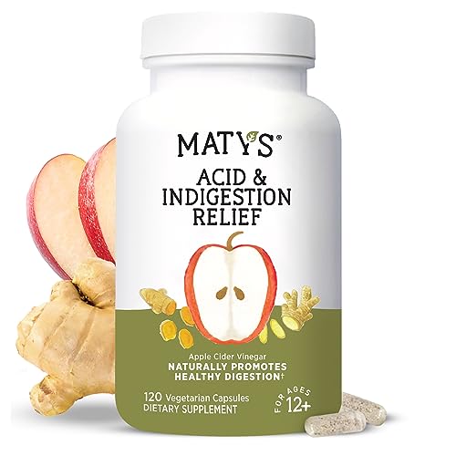 Matys Acid & Indigestion Relief Capsules, Safe Antacid Alternative for Occasional Acid Matys uk supplements