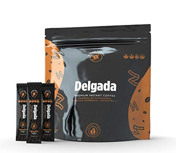 Total Life Changes Delgada Coffee Infused with Ganoderma Lucidum mushroom, 28 sachet Total Life Changes uk supplements