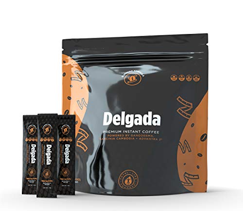 Total Life Changes Delgada Coffee Infused with Ganoderma Lucidum mushroom, 28 sachet Total Life Changes uk supplements