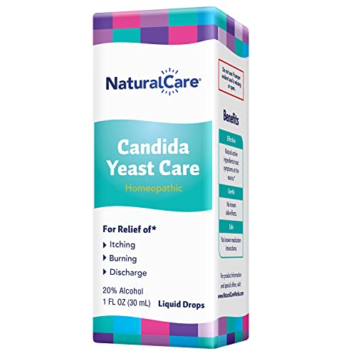 NaturalCare Candida Yeast Care Drops, Homeopathic Treatment Temporarily Relieves Symptoms Natra-Bio uk supplements