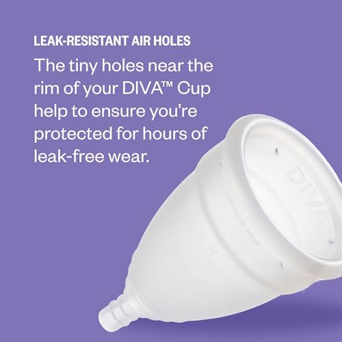 DivaCup - BPA-Free Reusable Menstrual Cup - Leak-Free Feminine Hygiene - Tampon and Pad DivaCup uk supplements