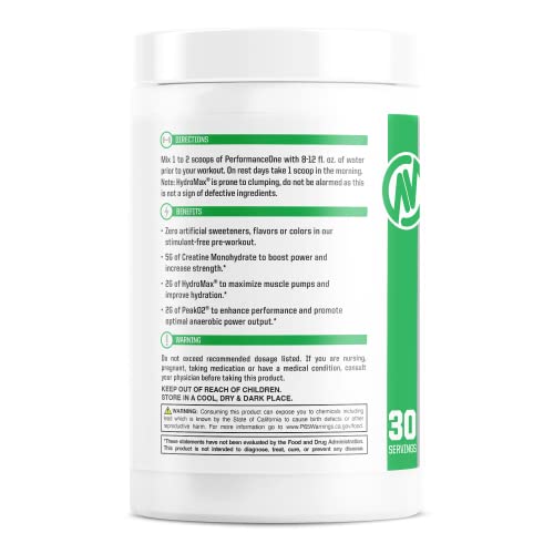PerformanceOne Best Stimulant-Free Pre Workout Powder by NutraOne for Women and Men NutraOne Nutrition uk supplements