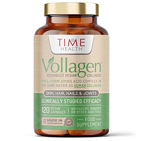 Vollagen® Advanced Vegan Collagen - 18 Amino Acid Complex in Ratio of Collagen Time Health uk supplements