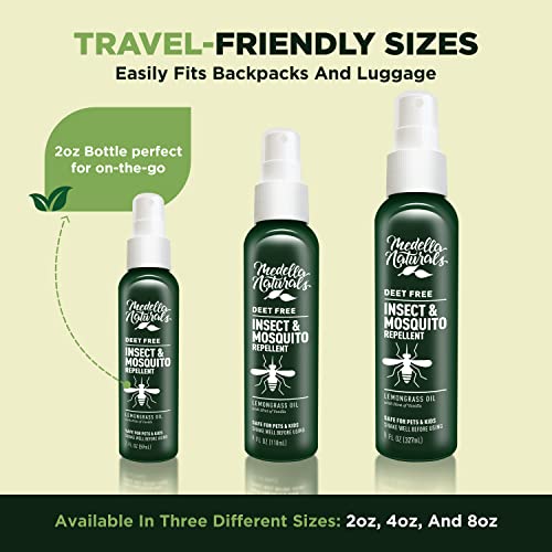 Deet-Free Insect & Mosquito Repellent Pack of 2 (8 oz) – Nice Smelling Medella Naturals uk supplements