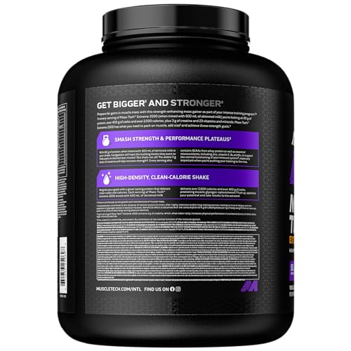 MuscleTech MassTech Extreme Protein Powder, Weight & Muscle Mass Gainer Muscletech uk supplements