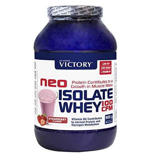 Joe Weider Victory Neo Iso Whey 100CFM 900gr Strawberry; 100% Whey Protein Isolate JOE WEIDER VICTORY uk supplements