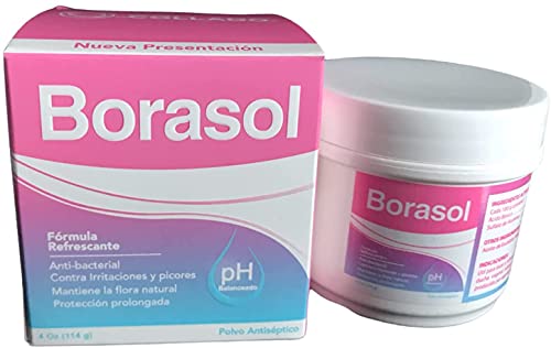Borasol Antiseptic Powder Refreshing Deodorant and Vaginal Wash 4 OZ FQQF uk supplements