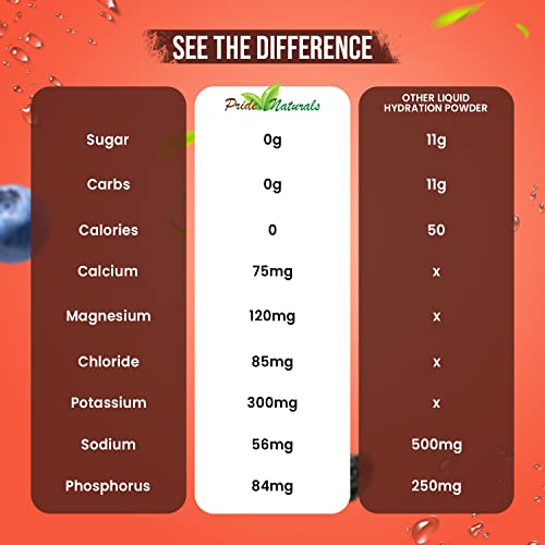 Electrolyte Powder - Refreshing Workout Recovery Electrolytes, Sugar Free, Gluten Free Pride Naturals, Inc uk supplements
