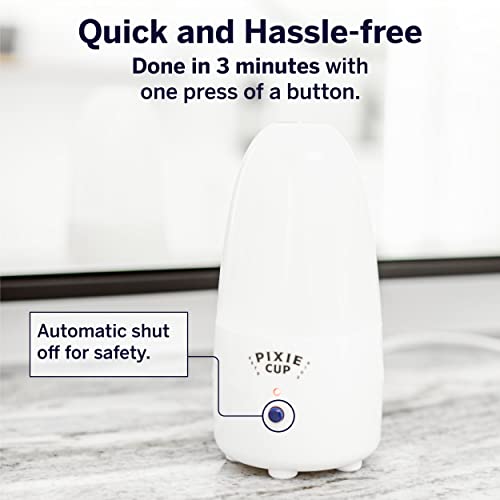 Pixie Menstrual Cup & Disc Steamer Sterilizer - Ranked 1 for The Best Steamer - Kills 99.9% of Germs Pixie Cup uk supplements