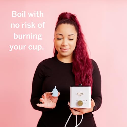 Pixie Menstrual Cup & Disc Boiler Sterilizer - Easily Submerge & Clean Your Period Cup in Boiling Water Pixie Cup uk supplements