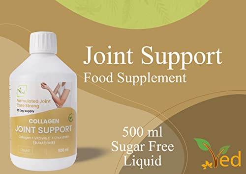 Hydrolyzed Liquid Collagen Food Supplement | Support for Joints, Skin, Muscles, Hair, &Nail Growth Ved uk supplements