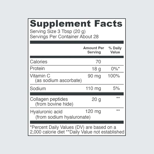 Vital Proteins Collagen Peptides with Hyaluronic Acid and Vitamin C, Shrink-Wrapped Vital Proteins uk supplements
