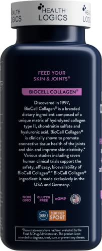 Health Logics BioCell Collagen Joint and Skin Care 120 Capsules HEALTH LOGICS uk supplements