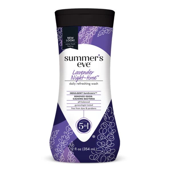 Summer's Eve Night-Time Cleansing Wash, Lavender, 12 Fl Oz (Pack of 3) Summer's Eve uk supplements