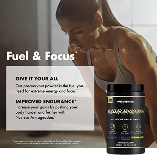 Anabolic Warfare Nuclear Armageddon Pre Workout Powder Pre-Workout for Men Anabolic Warfare uk supplements
