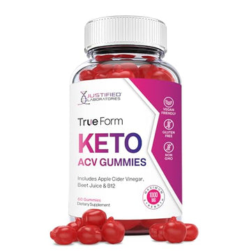 Justified Laboratories True Form Keto ACV Gummies 1000MG Vegan Non GMO Justified Laboratories uk supplements