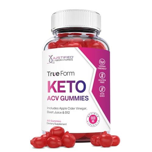 Justified Laboratories True Form Keto ACV Gummies 1000MG Vegan Non GMO Justified Laboratories uk supplements